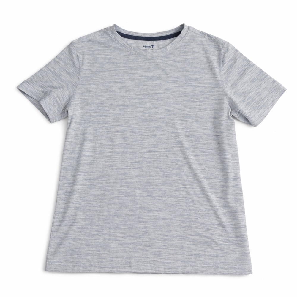 Old Navy Boys Gray Athletic Tee Size L (10/12) Everyday Basic Shirt
